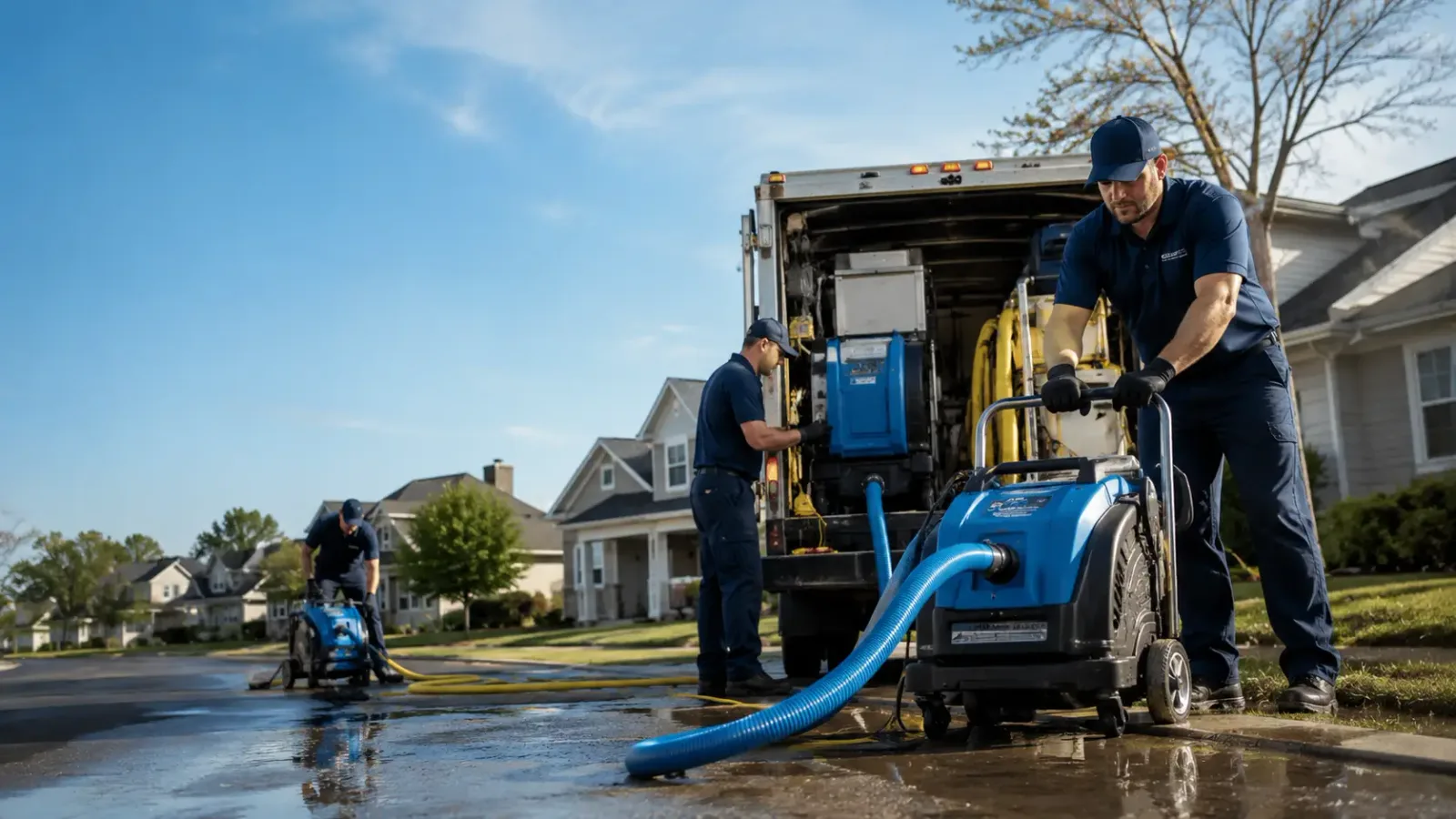 Flood Damage Cleanup in Winburne, PA